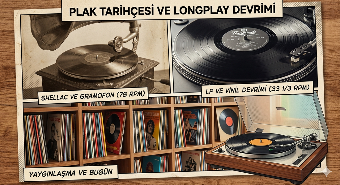 Plakların Altın Çağı: Gramofondan Longplay Devrimine Bir Yolculuk